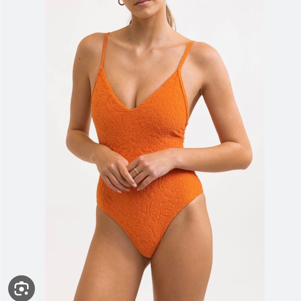 Rhythm Paisley Deep V One Piece